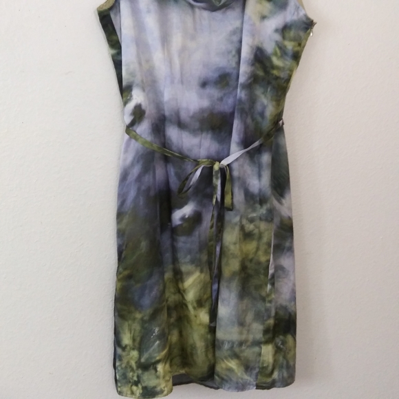 Robert Kitchen Canada silk cowl neck dress - Picture 6 of 8